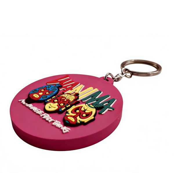 soft PVC keyring
