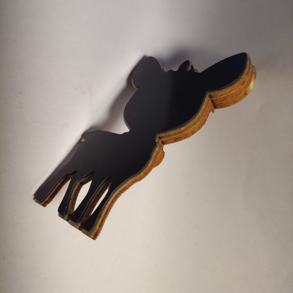 wooden fridge magnet