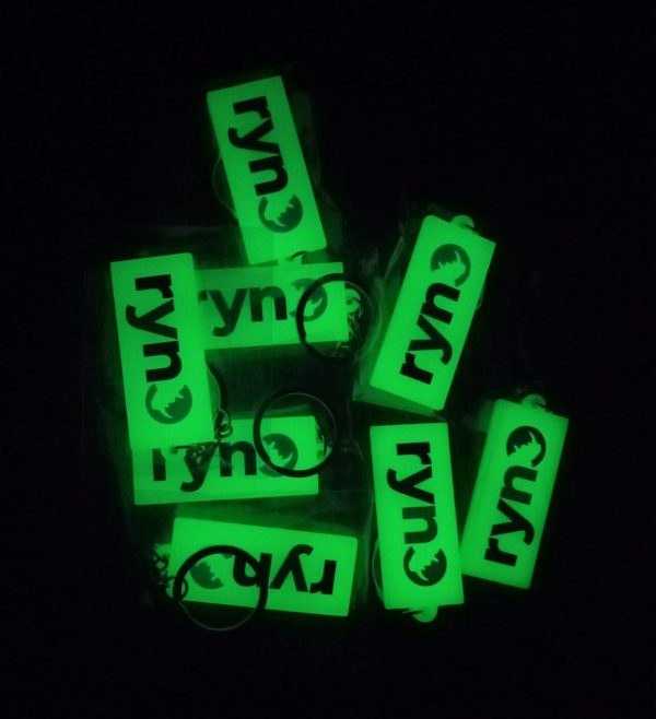 Glow in the Dark PVC Keychain