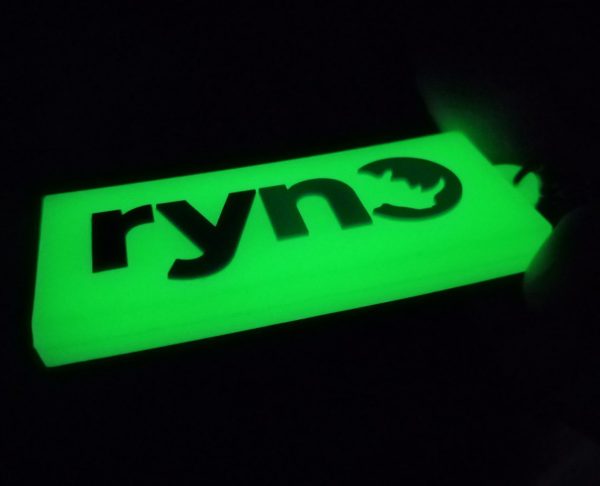 Glow in the Dark PVC Keychain