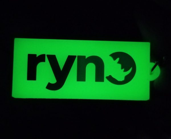 Glow in the Dark PVC Keychain