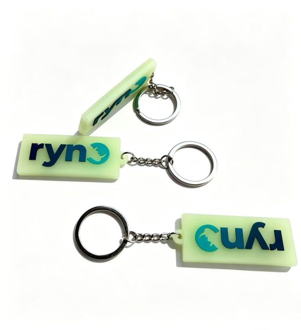 Glow in the Dark PVC Keychain