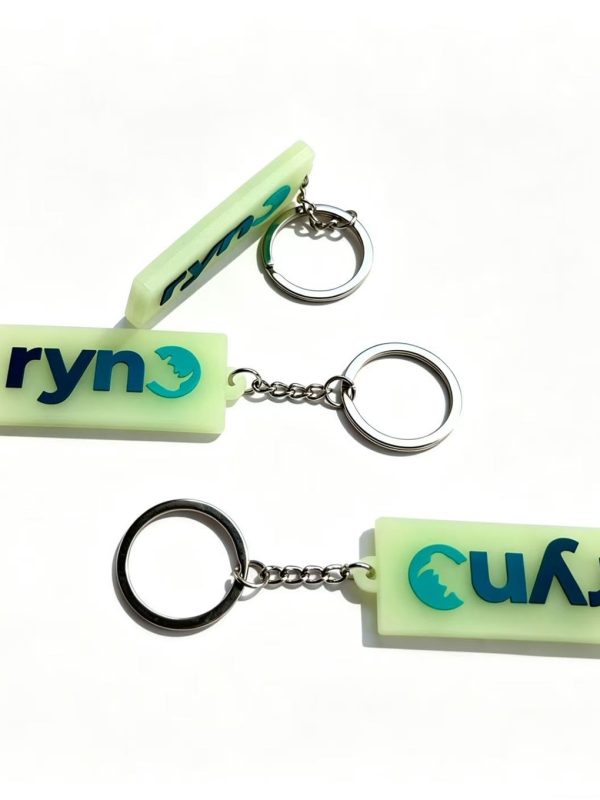 Glow in the Dark PVC Keychain